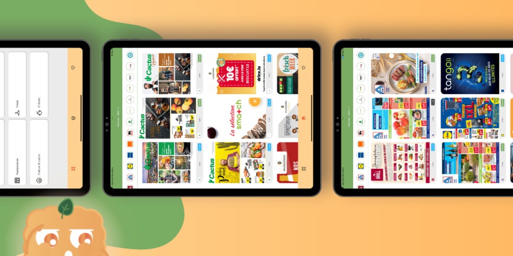L'application Biscuit sur tablette est aussi téléchargeable sur l'App Store et Play Store