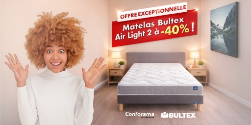 Un matelas Bultex à -40% ? Oui, et ce n’est pas une rumeur.